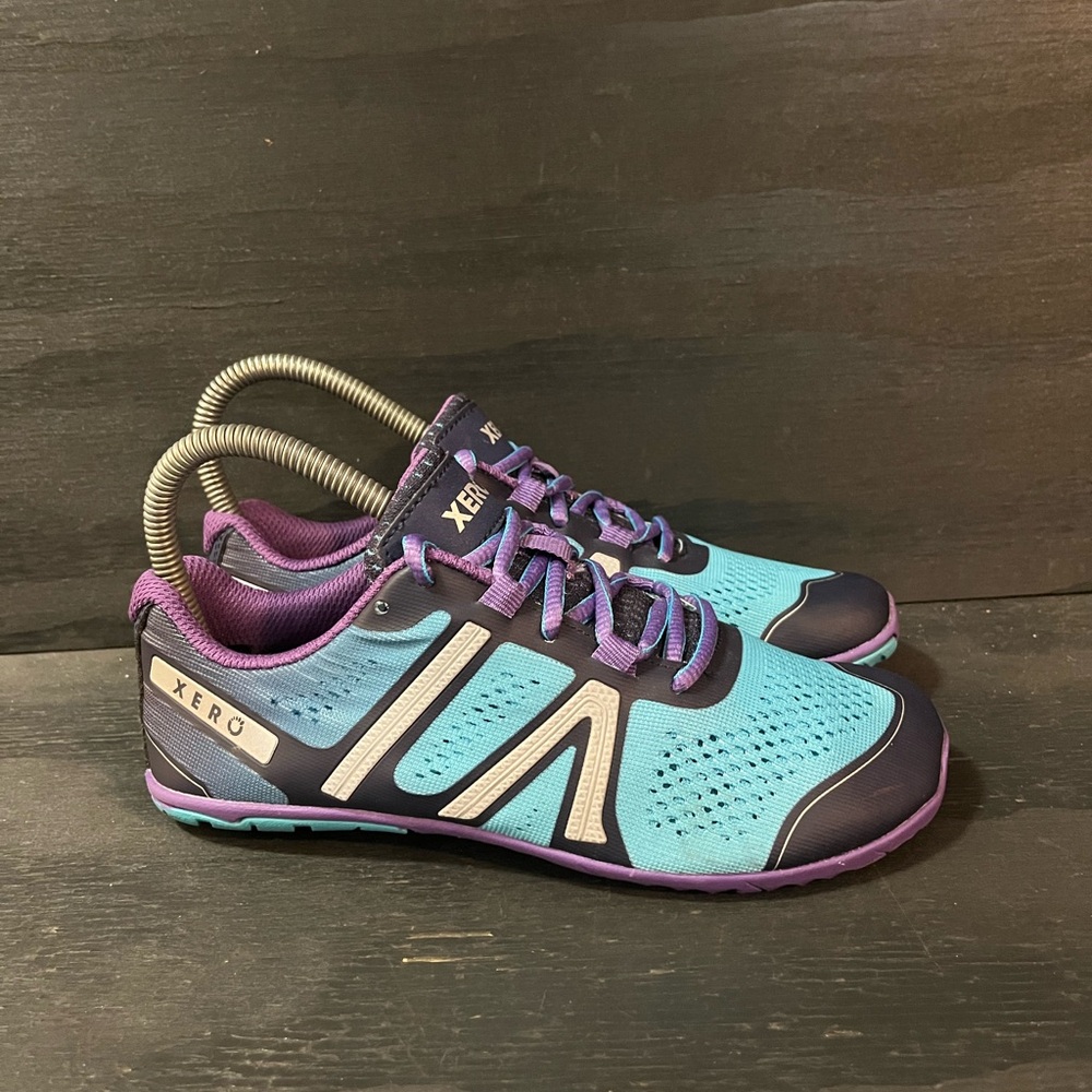 Xero Shoes HFS Women's Size 6 Blue Barefoot Lightweight Running Zero Drop Shoes